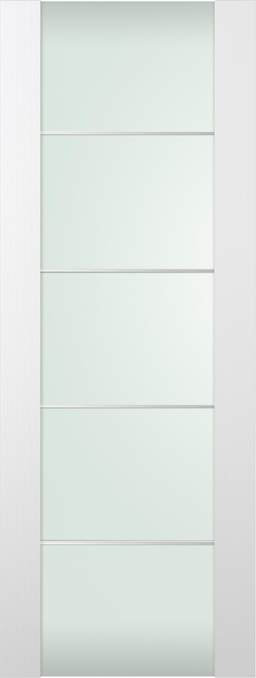 PALLADIO 202 4H VETRO BIANCO NOBLE SLAB BELLDINNI MODERN INTERIOR DOOR - 1