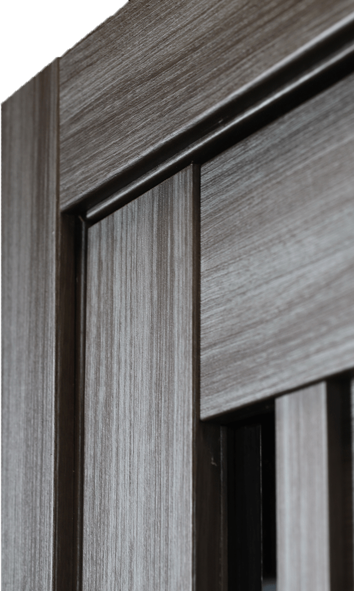 Esta Black Vetro Gray Oak Swing Belldinni Modern Interior Door - 6