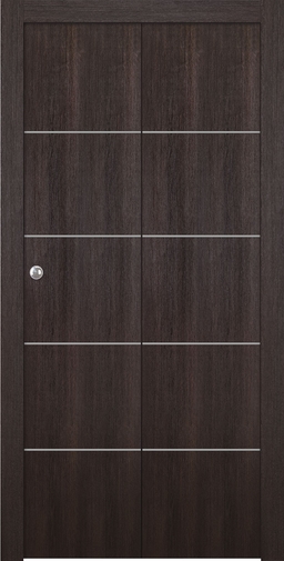 OPTIMA 4H VERALINGA OAK BI-FOLD BELLDINNI MODERN INTERIOR DOOR - 1