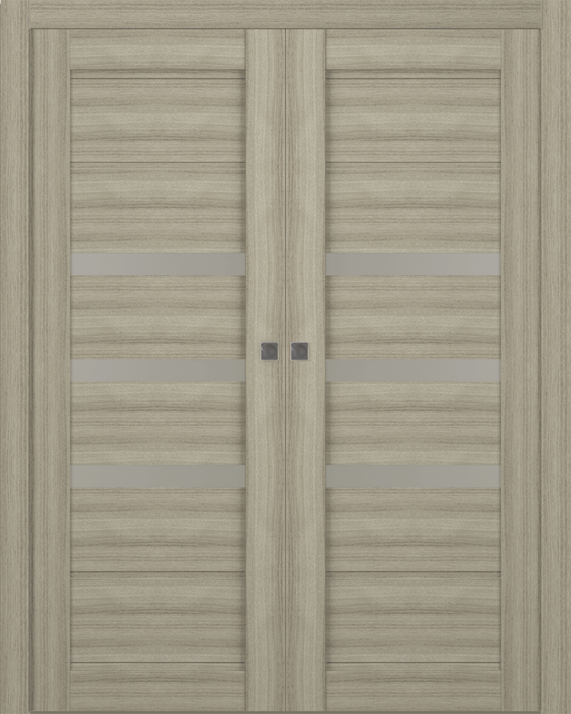 RITA VETRO SHAMBOR DOUBLE POCKET BELLDINNI MODERN INTERIOR DOOR - 1