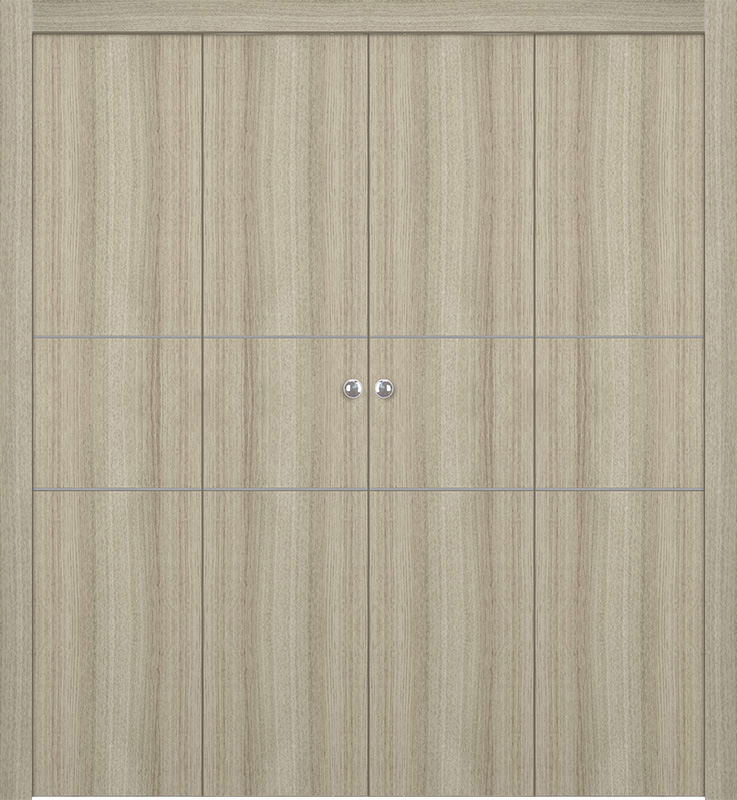 OPTIMA 2H SHAMBOR DOUBLE BI-FOLD BELLDINNI MODERN INTERIOR DOOR - 1