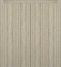 OPTIMA 2H SHAMBOR DOUBLE BI-FOLD BELLDINNI MODERN INTERIOR DOOR - 1