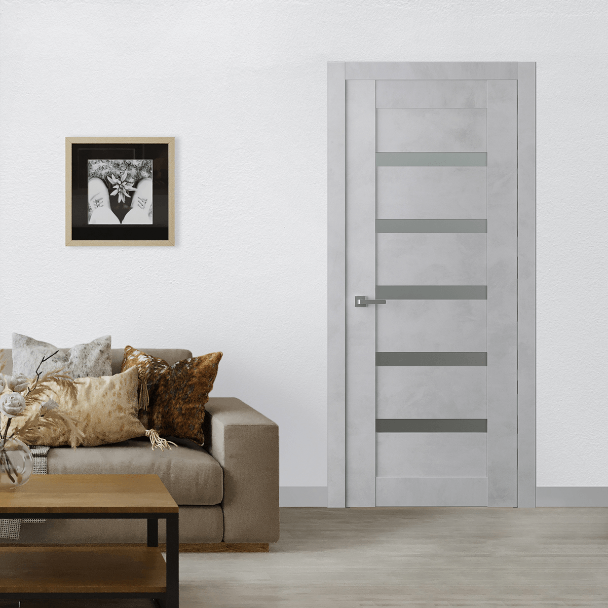 AVON 07-04 VETRO LIGHT URBAN SWING BELLDINNI MODERN INTERIOR DOOR - 2