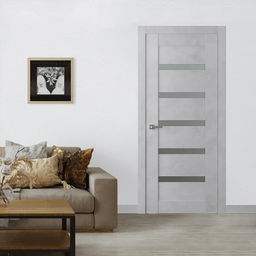 AVON 07-04 VETRO LIGHT URBAN SWING BELLDINNI MODERN INTERIOR DOOR - 2