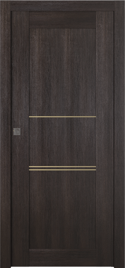 AVON 07 3H GOLD VERALINGA OAK POCKET BELLDINNI MODERN INTERIOR DOOR - 1
