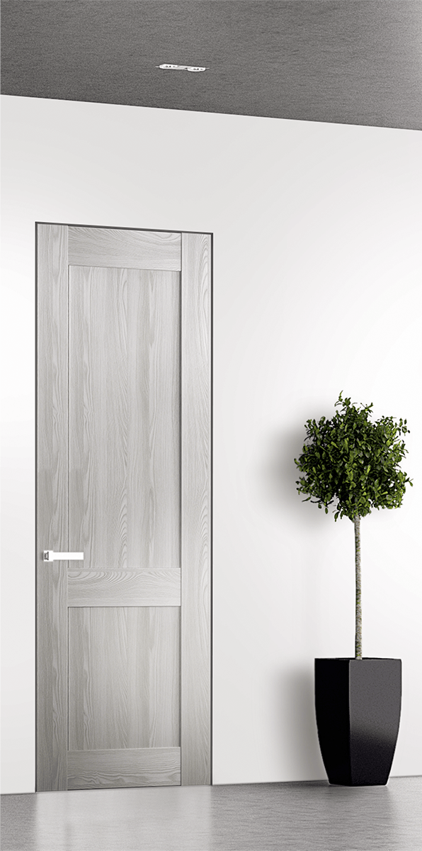 AVON 07 R RIBEIRA ASH INVISIBLE METAL FRAME BELLDINNI MODERN INTERIOR DOOR - 1