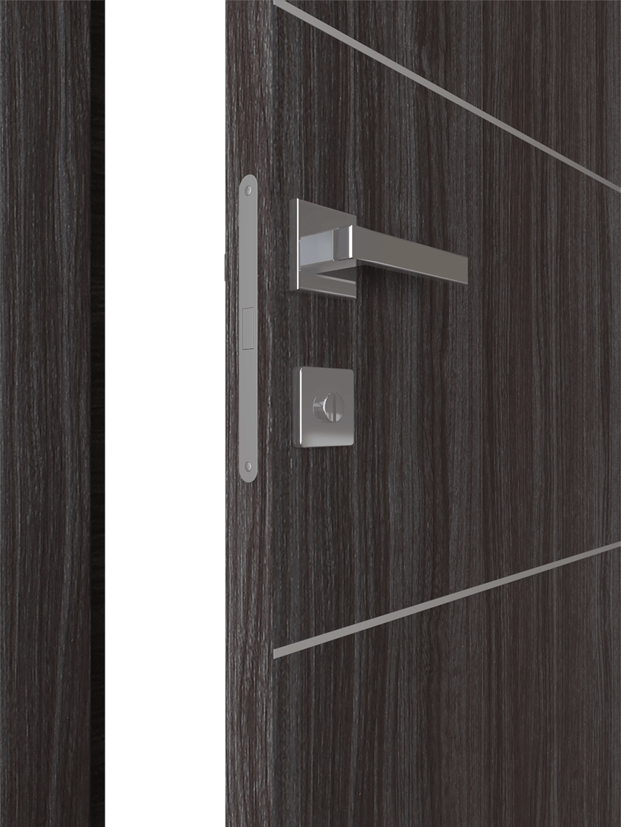 PALLADIO 2H GRAY OAK MAGIC BELLDINNI MODERN INTERIOR DOOR - 3