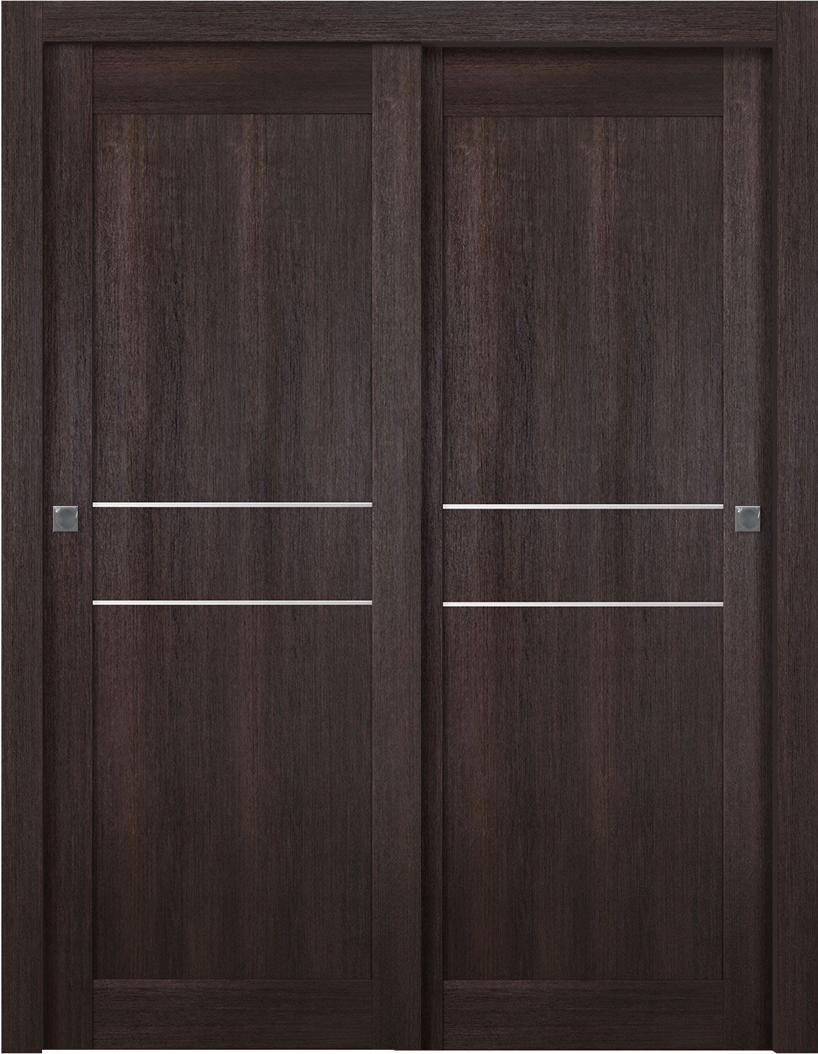 AVON 07 2HN VERALINGA OAK BYPASS BELLDINNI MODERN INTERIOR DOOR - 1