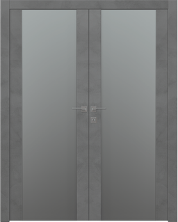AVON 202 VETRO DARK URBAN DOUBLE BELLDINNI MODERN INTERIOR DOOR - 1