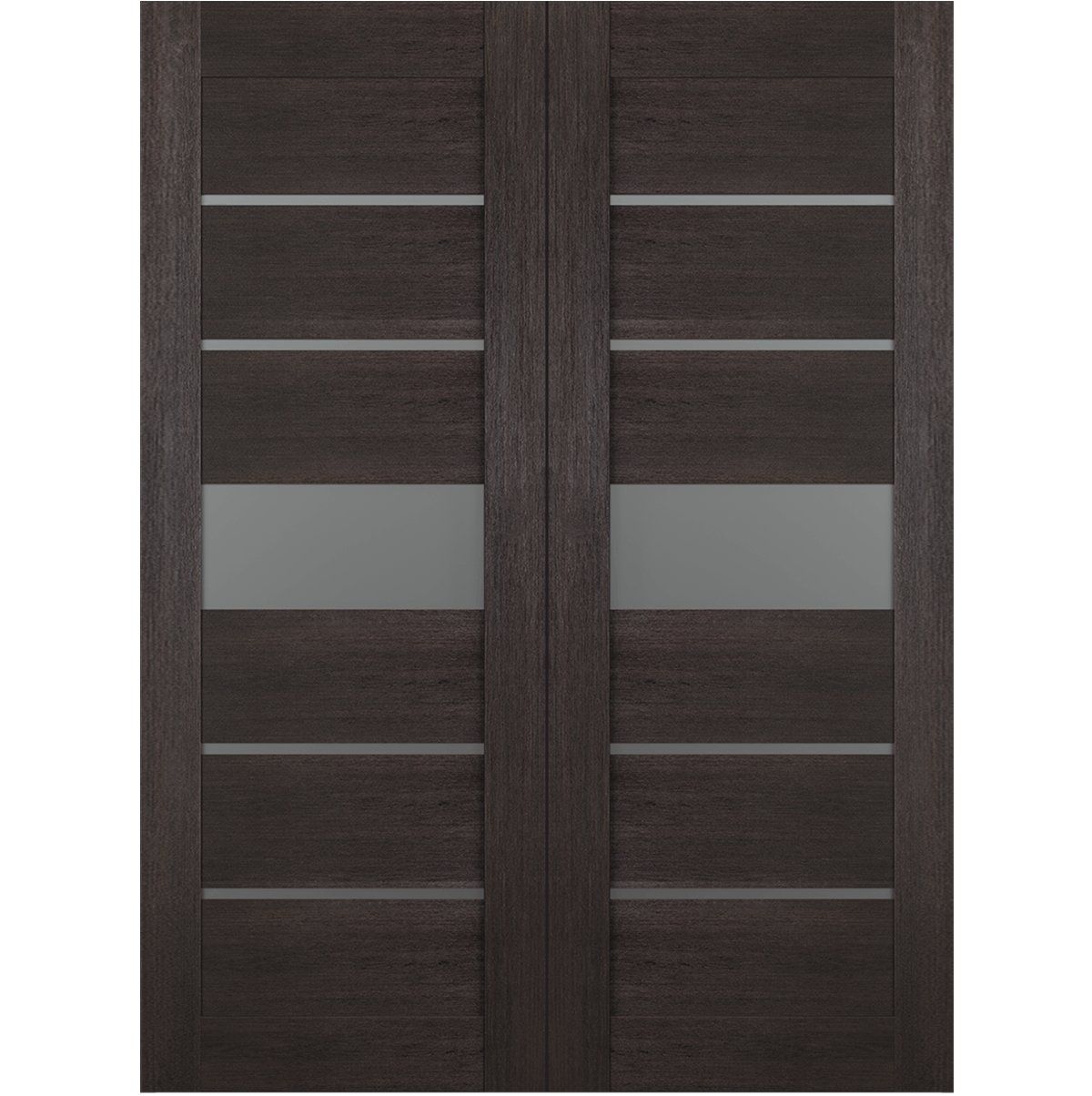 AVON 07-06 VETRO VERALINGA OAK BYPASS BELLDINNI MODERN INTERIOR DOOR - 2