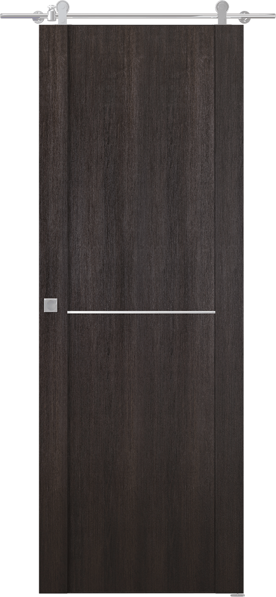 AVON 01 1H VERALINGA OAK DOUBLE BARN BELLDINNI MODERN INTERIOR DOOR - 1