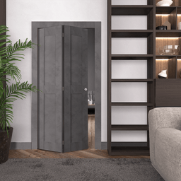 AVON 07 RN DARK URBAN DOUBLE BI-FOLD BELLDINNI MODERN INTERIOR DOOR - 2