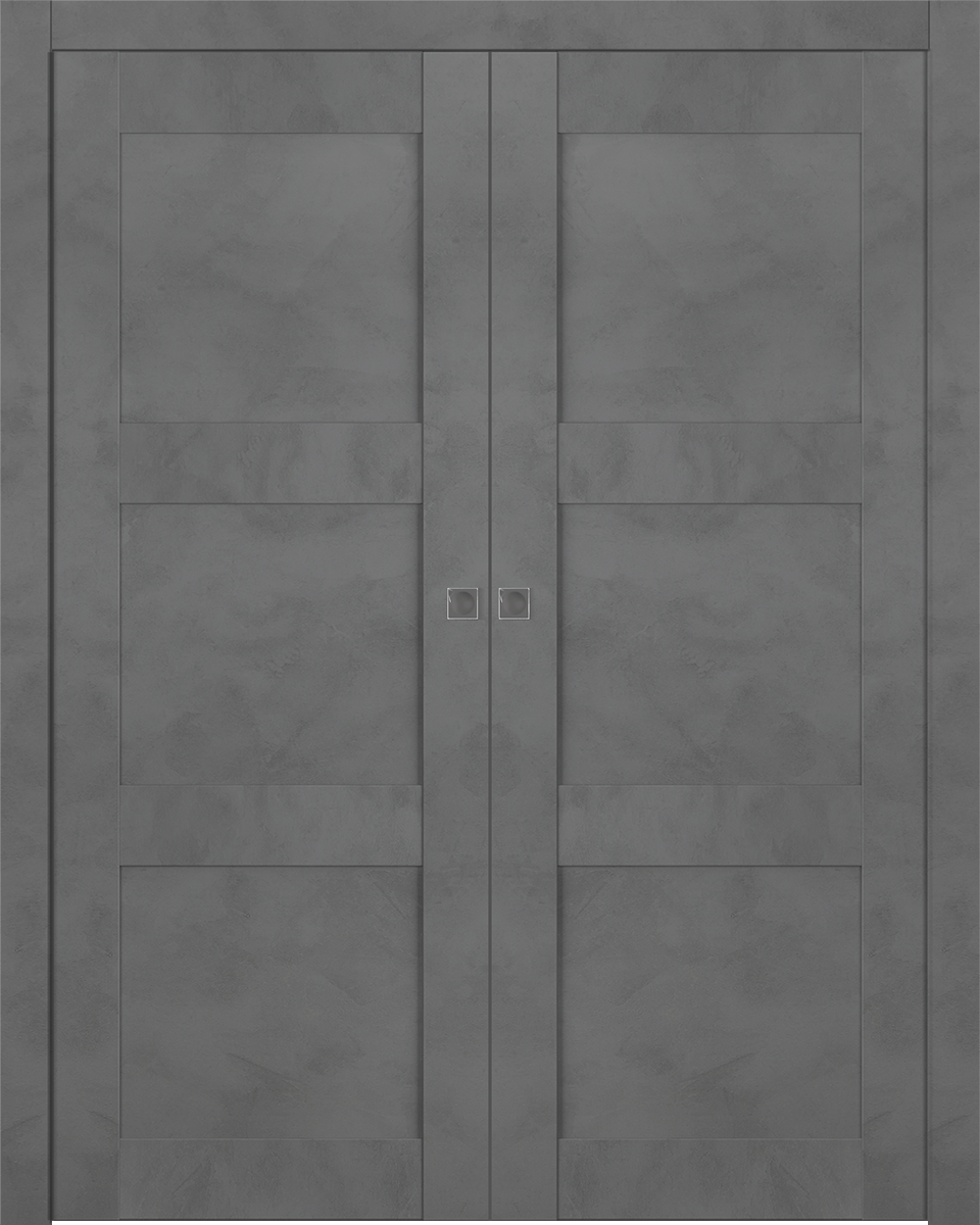 AVON 07 2RN DARK URBAN DOUBLE POCKET BELLDINNI MODERN INTERIOR DOOR - 1