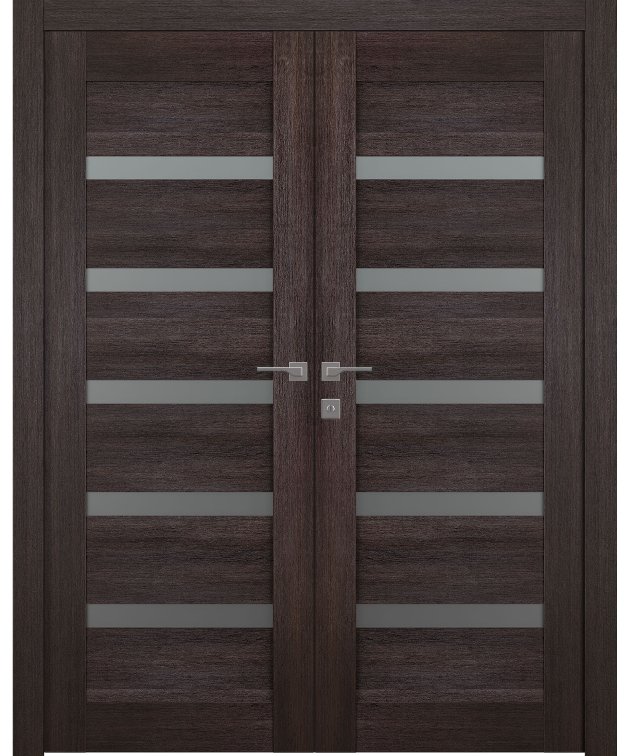 AVON 07-04 VETRO VERALINGA OAK DOUBLE BELLDINNI MODERN INTERIOR DOOR - 1
