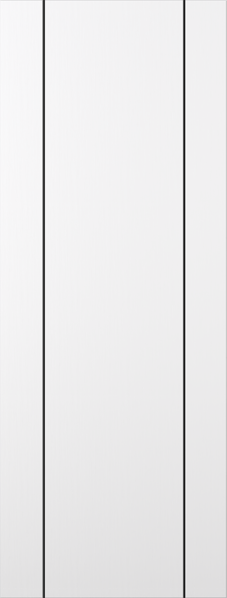 PALLADIO 2U BLACK BIANCO NOBLE SLAB DOORS BELLDINNI MODERN INTERIOR DOOR - 1