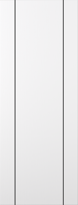 PALLADIO 2U BLACK BIANCO NOBLE SLAB DOORS BELLDINNI MODERN INTERIOR DOOR - 1