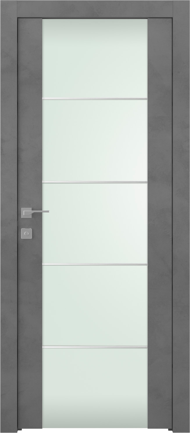 AVON 202 4H VETRO DARK URBAN SWING BELLDINNI MODERN INTERIOR DOOR - 1