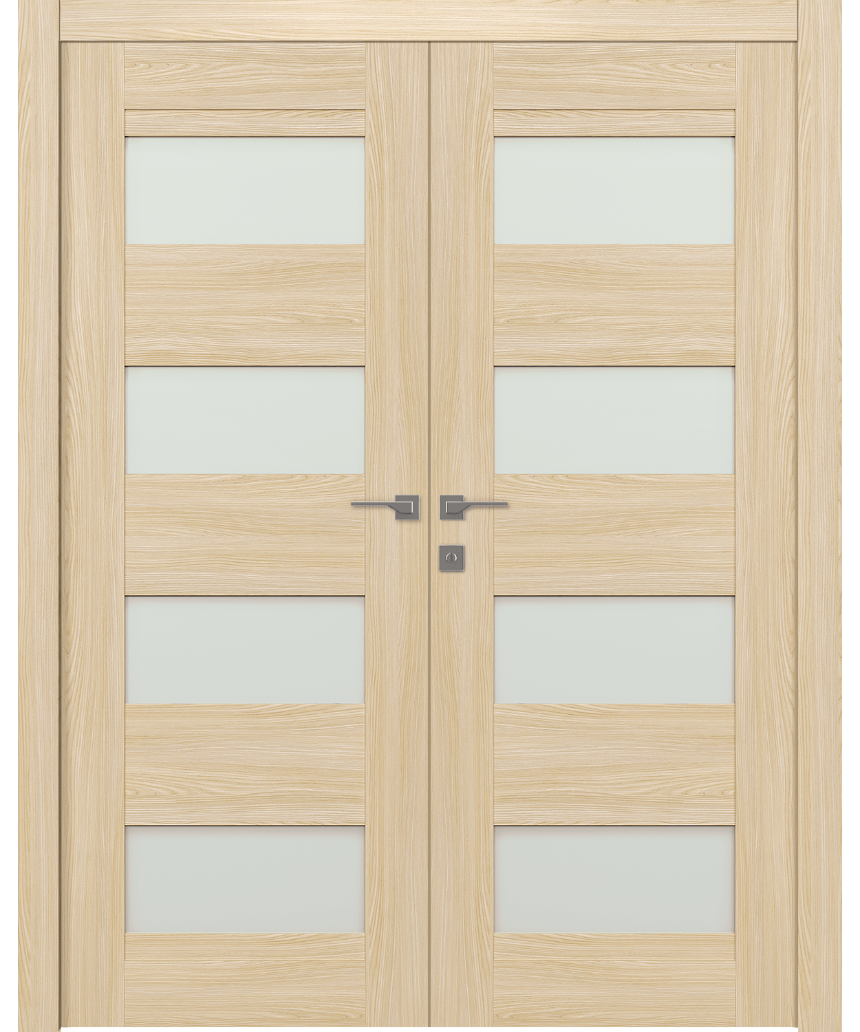 AVON 07-08 VETRO LOIRE ASH DOUBLE DOORS BELLDINNI MODERN INTERIOR DOOR - 1
