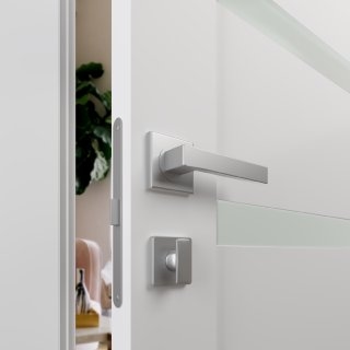 ROMI VETRO SNOW WHITE INVISIBLE METAL FRAME BELLDINNI MODERN INTERIOR DOOR - 3