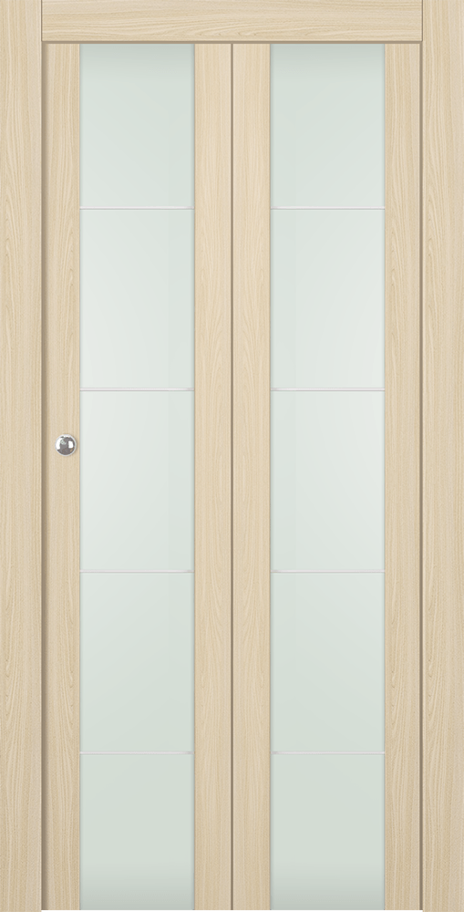 AVON 202 4H VETRO LOIRE ASH BI-FOLD DOORS BELLDINNI MODERN INTERIOR DOOR - 1