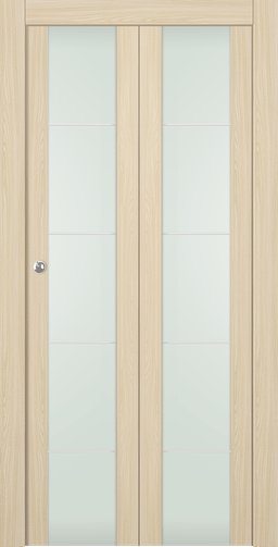 AVON 202 4H VETRO LOIRE ASH BI-FOLD DOORS BELLDINNI MODERN INTERIOR DOOR - 1
