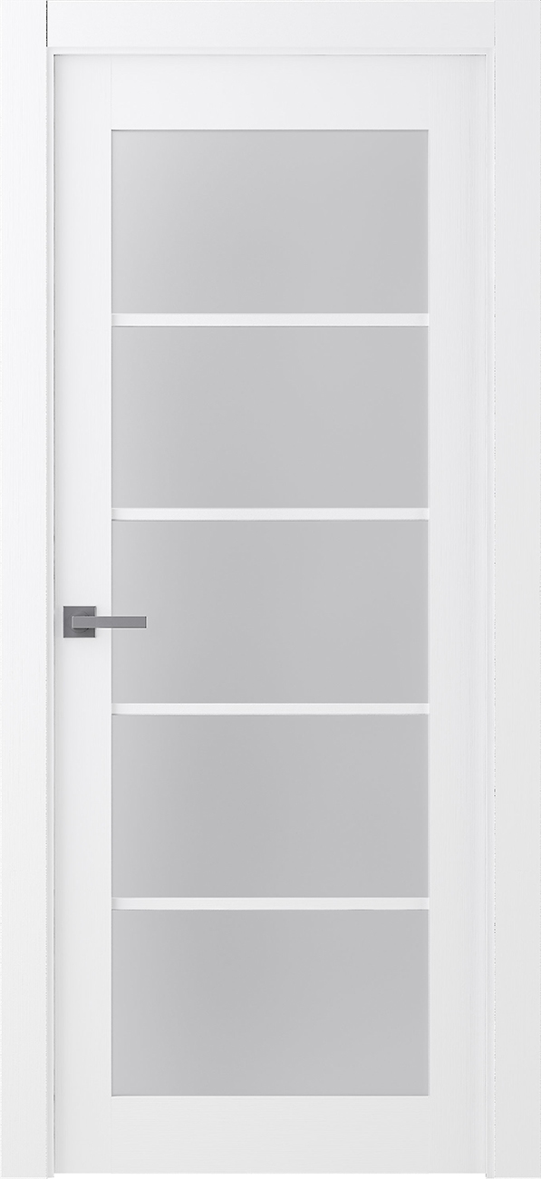 PALLADIO 5 LITE VETRO BIANCO NOBLE SWING BELLDINNI MODERN INTERIOR DOOR - 1