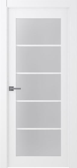PALLADIO 5 LITE VETRO BIANCO NOBLE SWING BELLDINNI MODERN INTERIOR DOOR - 1