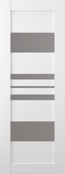 ROMI VETRO BIANCO NOBLE SLAB BELLDINNI MODERN INTERIOR DOOR - 1