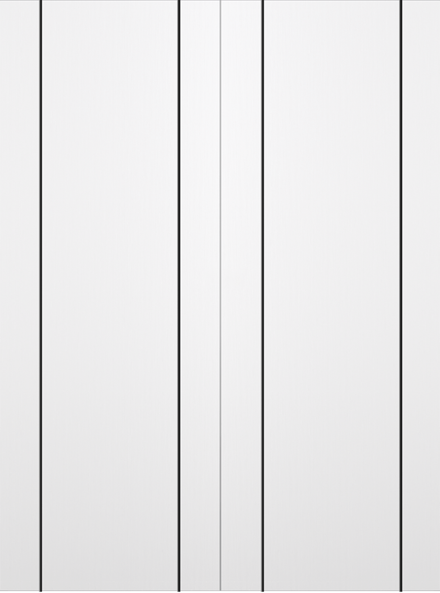 SMART PRO 2U BLACK POLAR WHITE DOUBLE INVISIBLE METAL FRAME BELLDINNI MODERN INTERIOR DOOR - 2