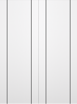 SMART PRO 2U BLACK POLAR WHITE DOUBLE INVISIBLE METAL FRAME BELLDINNI MODERN INTERIOR DOOR - 2