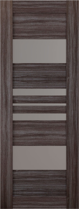 ROMI VETRO GRAY OAK SLAB BELLDINNI MODERN INTERIOR DOOR - 1