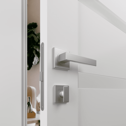 LEORA VETRO SNOW WHITE SWING BELLDINNI MODERN INTERIOR DOOR - 2