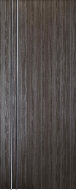 UNICA 2V GRAY OAK SLAB BELLDINNI MODERN INTERIOR DOOR - 1