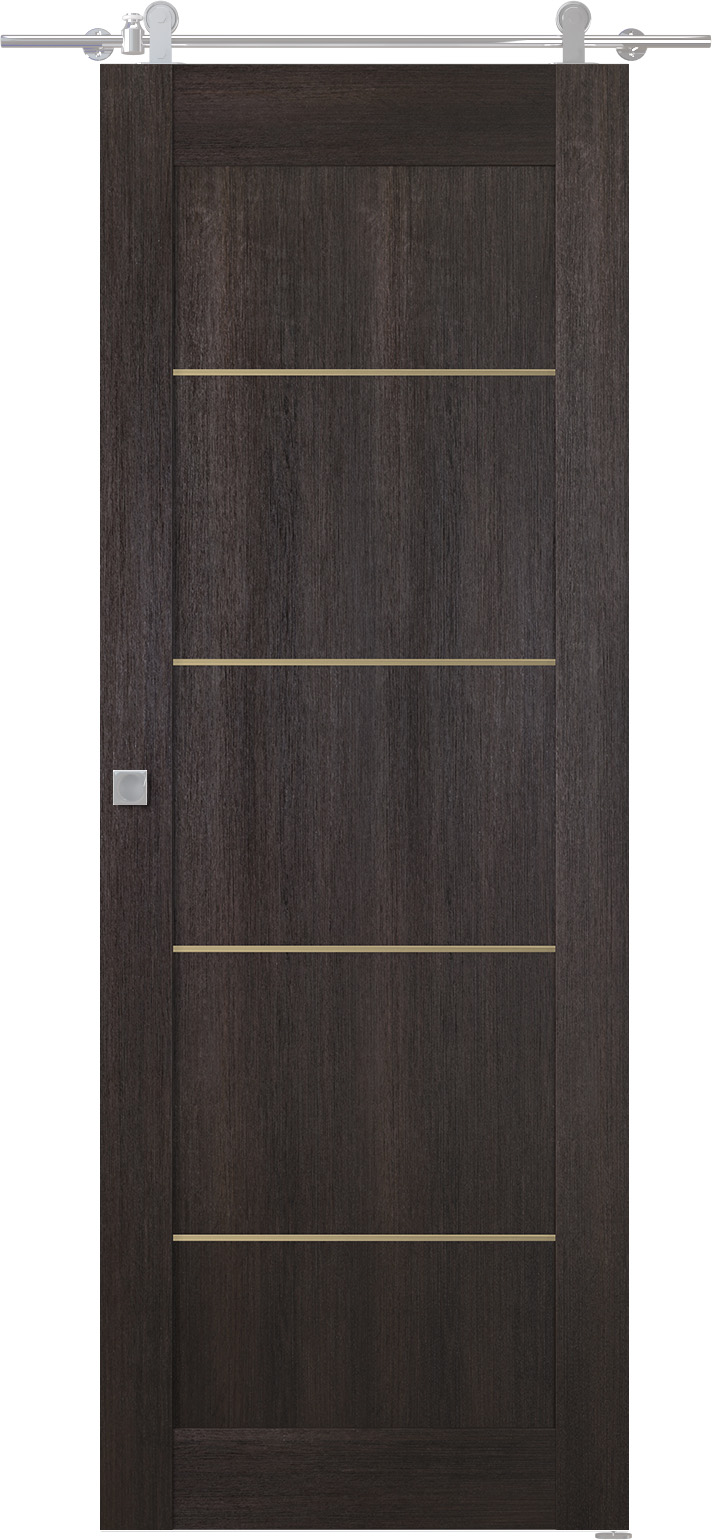 AVON 07 4H GOLD VERALINGA OAK DOUBLE BARN BELLDINNI MODERN INTERIOR DOOR - 1