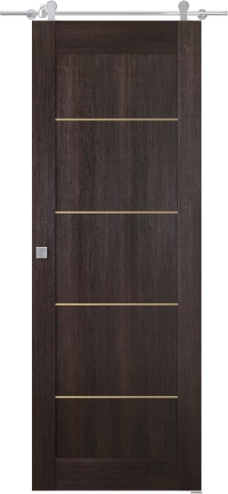 AVON 07 4H GOLD VERALINGA OAK DOUBLE BARN BELLDINNI MODERN INTERIOR DOOR - 1