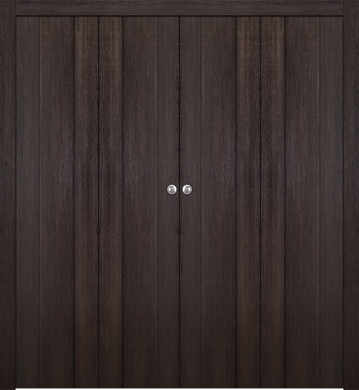 AVON 01 VERALINGA OAK DOUBLE BI-FOLD BELLDINNI MODERN INTERIOR DOOR - 1