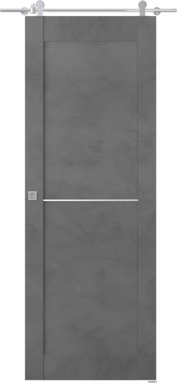 AVON 07 1H DARK URBAN BARN BELLDINNI MODERN INTERIOR DOOR - 1