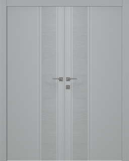 TWINWOOD 1 LIGHT GREY DOUBLE BELLDINNI MODERN INTERIOR DOOR - 1