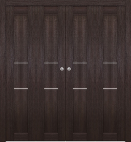 AVON 07 2H VERALINGA OAK DOUBLE BI-FOLD BELLDINNI MODERN INTERIOR DOOR - 1