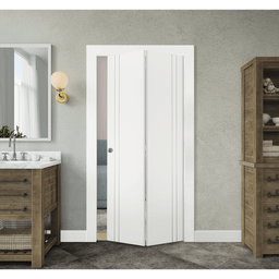 OPTIMA 2V SNOW WHITE BI-FOLD BELLDINNI MODERN INTERIOR DOOR - 2