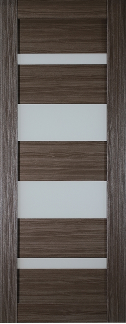MIRELLA VETRO GRAY OAK SLAB BELLDINNI MODERN INTERIOR DOOR - 1