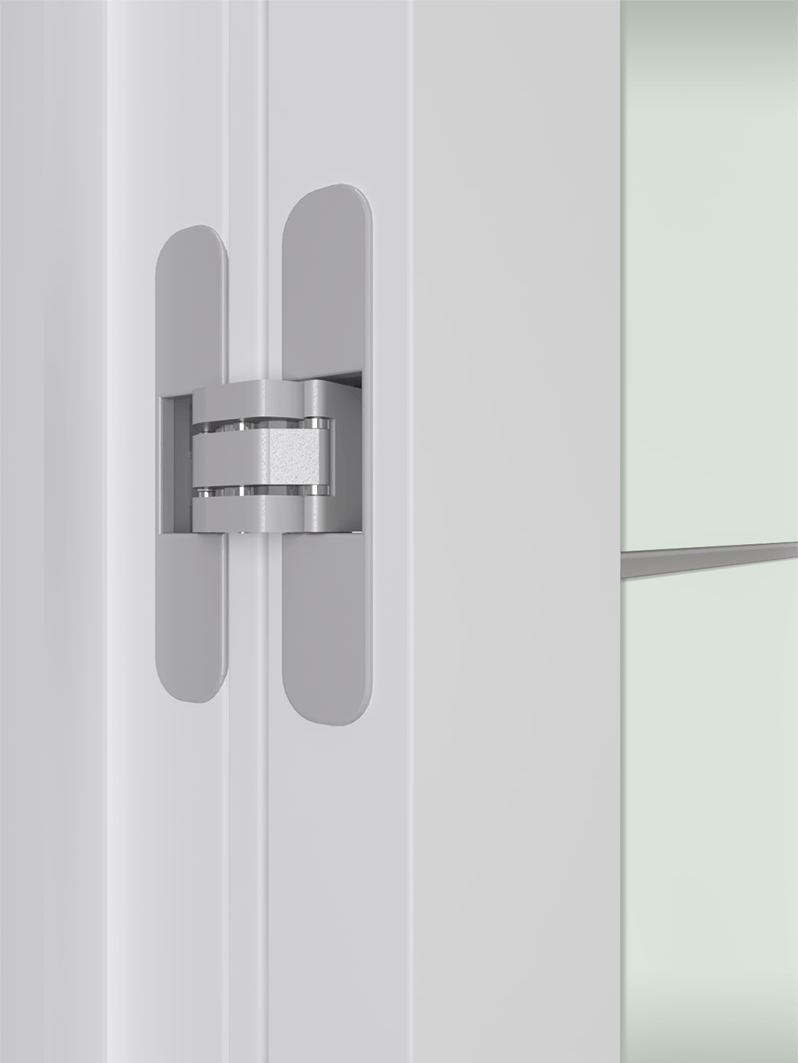SMART PRO H3G 4H BLACK STRIPS VETRO POLAR WHITE SWING DOORS BELLDINNI MODERN INTERIOR DOOR - 4