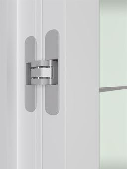 SMART PRO H3G 4H BLACK STRIPS VETRO POLAR WHITE SWING DOORS BELLDINNI MODERN INTERIOR DOOR - 4