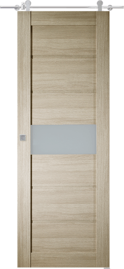 EDNA VETRO SHAMBOR DOUBLE BARN BELLDINNI MODERN INTERIOR DOOR - 1