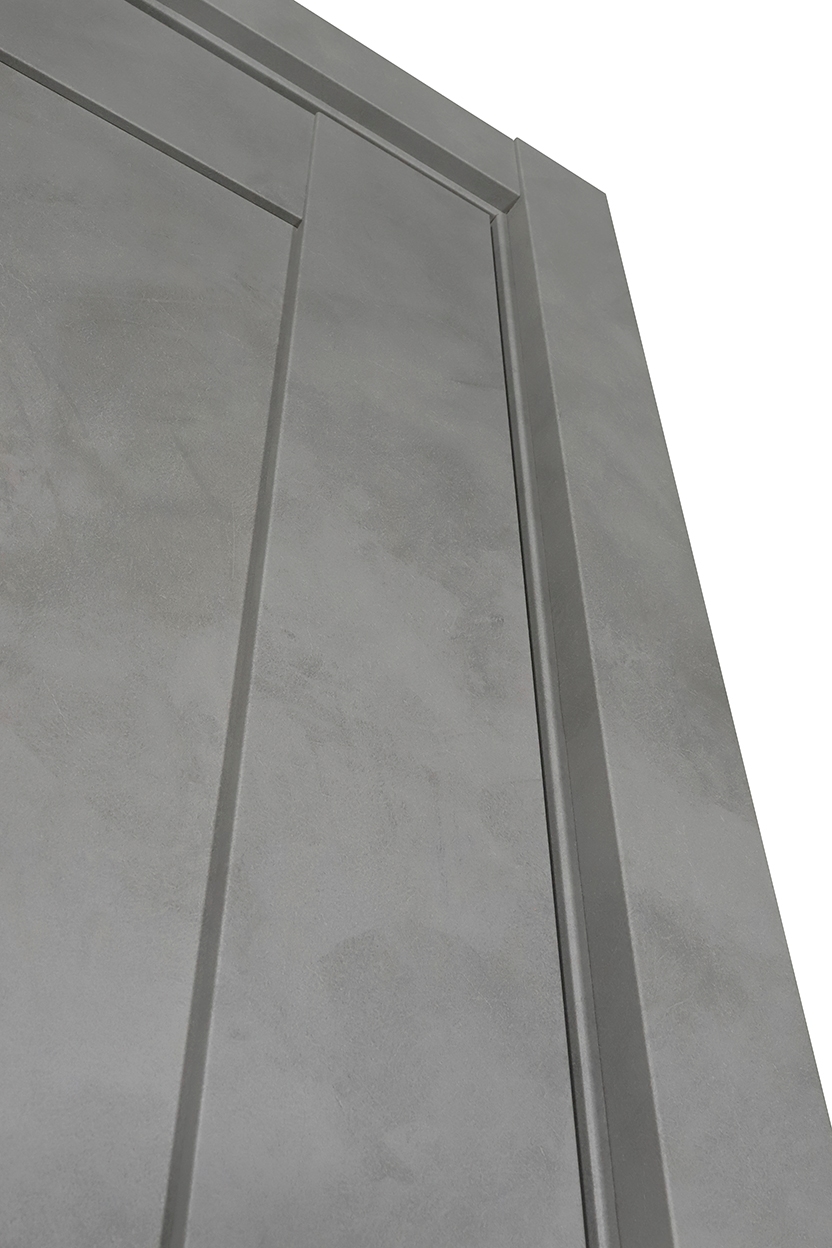 AVON 10 LITE VETRO DARK URBAN INVISIBLE METAL FRAME BELLDINNI MODERN INTERIOR DOOR - 6