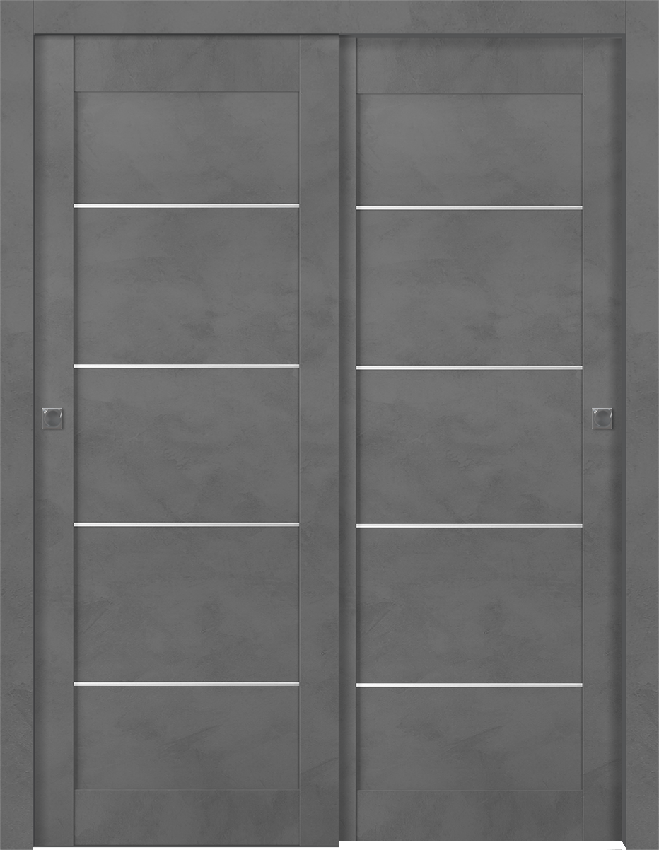 AVON 07 4H DARK URBAN BYPASS BELLDINNI MODERN INTERIOR DOOR - 1