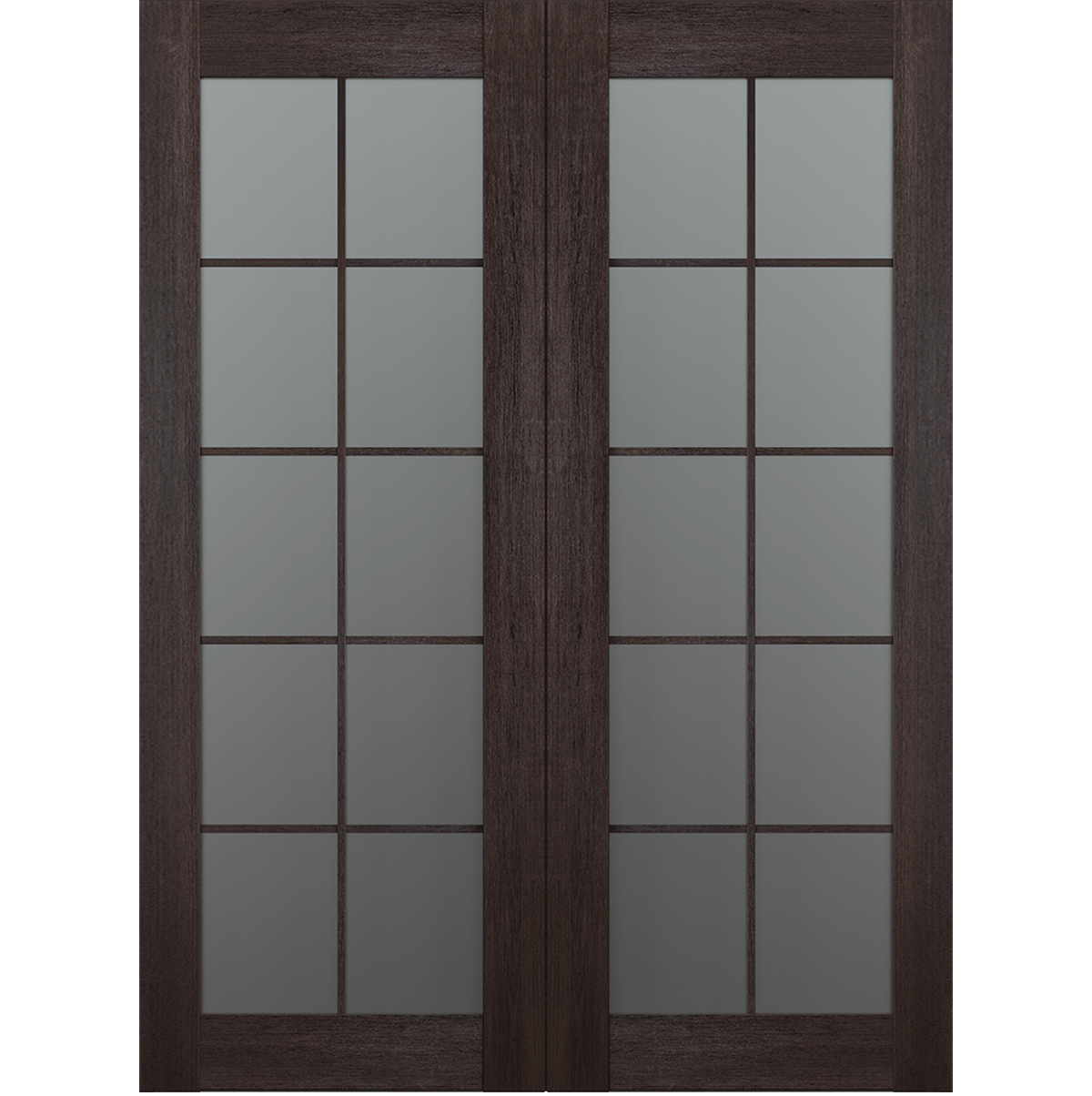 AVON 10 LITE VETRO VERALINGA OAK DOUBLE BELLDINNI MODERN INTERIOR DOOR - 2