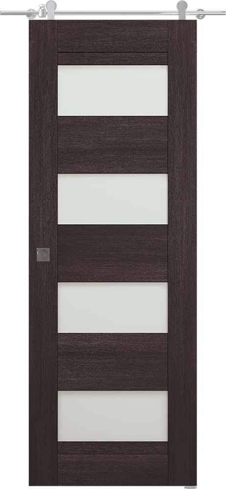 AVON 07-08 VETRO VERALINGA OAK BARN DOORS BELLDINNI MODERN INTERIOR DOOR - 1