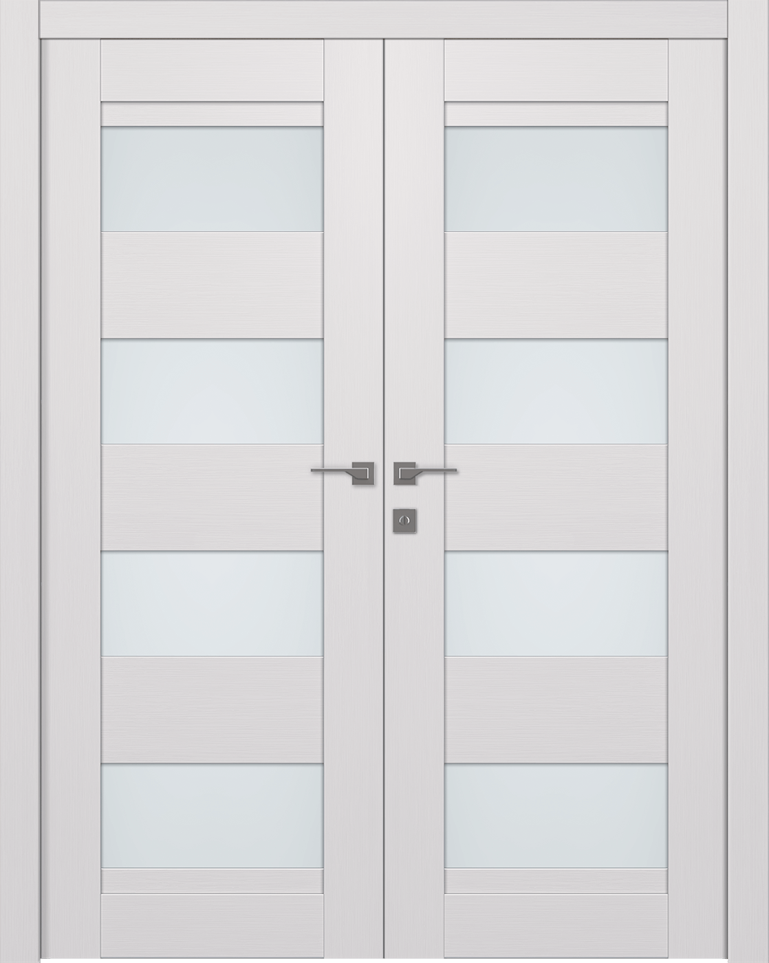DELLA VETRO BIANCO NOBLE CLOSET BELLDINNI MODERN INTERIOR DOOR - 1