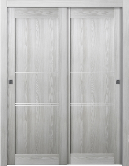 AVON 07 3H RIBEIRA ASH BYPASS BELLDINNI MODERN INTERIOR DOOR - 1